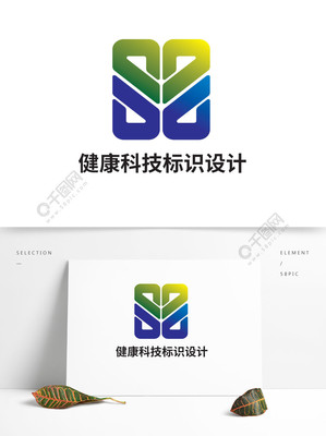 健康科技标识设计矢量图免费下载_ai格式_编号34336654